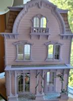 Lief roze poppenhuis 1:12, Ophalen, Gebruikt, Poppenhuis