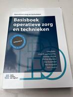 Basisboek operatieve zorg en technieken, Ophalen of Verzenden, Beta, Nieuw, HBO