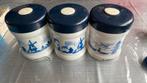 3 vintage Tabakspotten Opaline Willem 2 Sigarenfabrieken, Antiek en Kunst, Ophalen of Verzenden