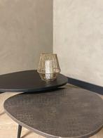 Eiken en croco goud salontafel set | Organische vormen, Eikenhout, 50 tot 100 cm, Nieuw, Minder dan 50 cm