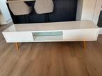 Tv meubel wit hoogglans 180cm, Huis en Inrichting, Kasten | Televisiemeubels, Ophalen, Overige materialen, 150 tot 200 cm, Zo goed als nieuw