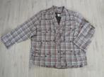 Blouse met top van Miss-etam in mt 52, Bruin, Blouse of Tuniek, Ophalen of Verzenden, Zo goed als nieuw