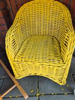 Gele rotan kinderstoel, Ophalen of Verzenden