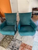 2x fauteuil Gerard vd Berg, Huis en Inrichting, Fauteuils, Ophalen, 75 tot 100 cm, Zo goed als nieuw, Stof