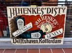 Vintage J.H. Henkes Distilleerderij Reclamebord, Verzamelen, Reclamebord, Gebruikt, ., Ophalen of Verzenden