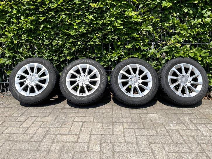 Originele velgen LMV Audi A3 + banden 16 inch 205 55 R16, Auto-onderdelen, Banden en Velgen, Banden en Velgen, Zomerbanden, 16 inch