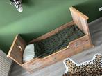 Kinderbed steigerhout 163x78cm (binnenkant 150x72cm), Ophalen, Zo goed als nieuw, 160 tot 180 cm, 70 tot 85 cm