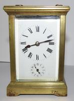 Antieke rijtuig klok, reisklok en wekker, 8dgs uurwerk, 1890, Verzenden