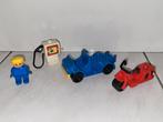 Duplo auto motor en tankstation, Kinderen en Baby's, Speelgoed | Duplo en Lego, Gebruikt, Ophalen of Verzenden, Duplo, Duplo