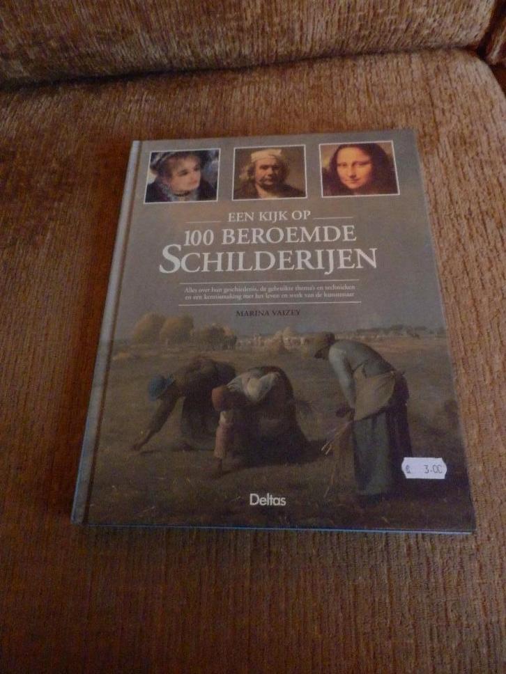 Een kijk op 100 Beroemde Schilderijen., Boeken, Kunst en Cultuur | Beeldend, Zo goed als nieuw, Schilder- en Tekenkunst, Ophalen of Verzenden