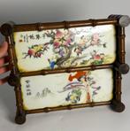 Chinese display tafel hout, porselein, Ophalen of Verzenden