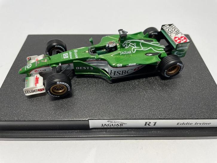 Jaguar Cosworth R1 Eddie Irvine 1999, Verzamelen, Automerken, Motoren en Formule 1, Zo goed als nieuw, Auto's, Ophalen of Verzenden