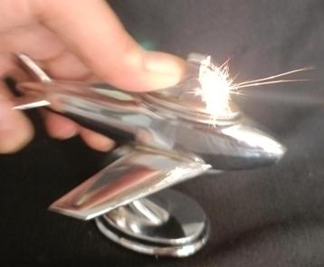 Art Deco Vintage chrome tafelaansteker ca. jaren 50 beschikbaar voor biedingen