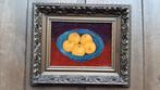 Schilderij stilleven fruitschaal, Ophalen