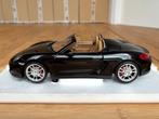 Porsche Boxster S 981 zwart 1:18 dealer editie Minichamps, Hobby en Vrije tijd, Ophalen of Verzenden, Zo goed als nieuw, Auto