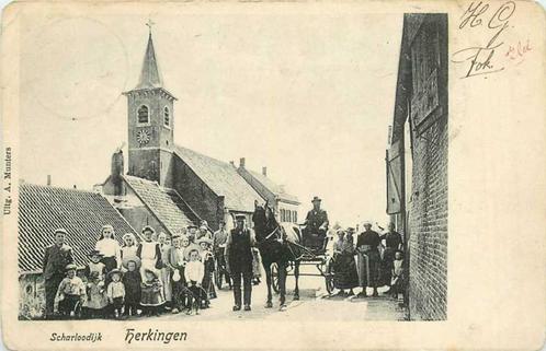 (380-807-001) Herkingen Scharloodijk, Verzamelen, Ansichtkaarten | Nederland, Zuid-Holland, Verzenden
