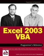 Excel 2003 Vba Programmer's Reference, Boeken, Ophalen of Verzenden, Zo goed als nieuw