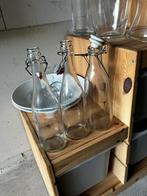 Gratis 3 karaffen, Dieren en Toebehoren, Pluimvee | Toebehoren, Ophalen of Verzenden, Zo goed als nieuw, Drinken en Voederen