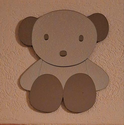 Spiegel beertje Hoogte 39 cm Breedte 31 cm kraamcadeau, Kinderen en Baby's, Kinderkamer | Inrichting en Decoratie, Zo goed als nieuw