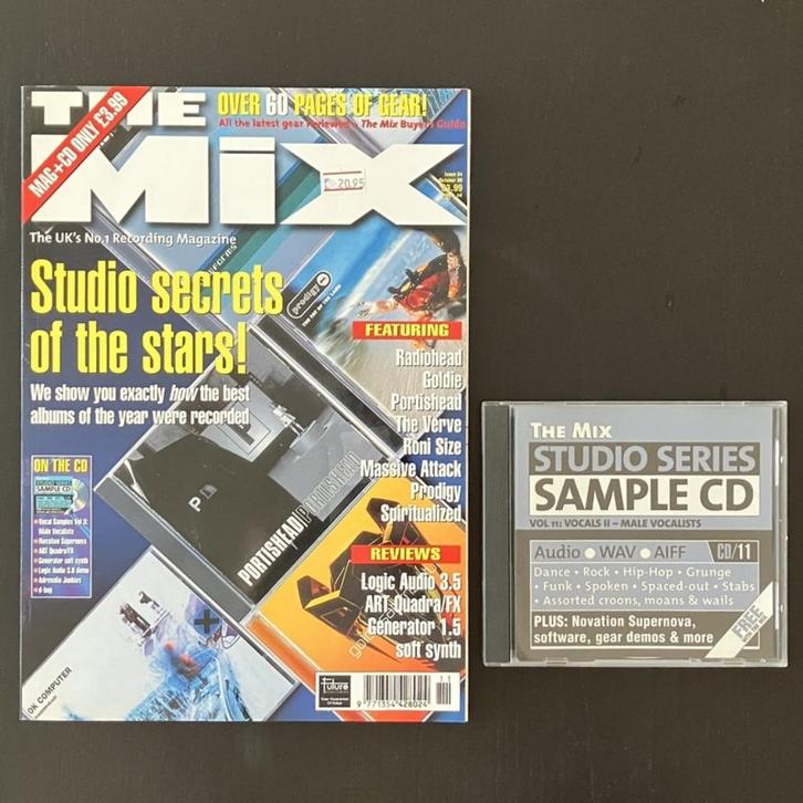 The Mix nr. 54 met CD (October 1998, U.K., Engels), Boeken, Tijdschriften en Kranten, Gelezen, Muziek, Film of Tv, Ophalen of Verzenden