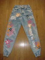 s19 - coole spijkerbroek Bershka ( maat 34), Blauw, Zo goed als nieuw, Maat 34 (XS) of kleiner, Bershka
