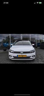 Volkswagen Polo 1.0 TSI 95pk 2018 Wit, Voorwielaandrijving, Stof, Zwart, Wit