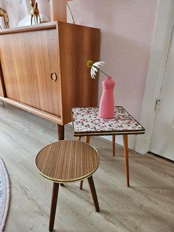 Vintage set 60s plantentafeltjes  beschikbaar voor biedingen
