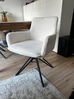 1 Teddy stoel wit, Huis en Inrichting, Stoelen, Ophalen, Drie, Teddy stof, Wit