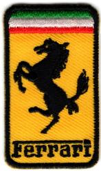 Ferrari stoffen opstrijk patch embleem #1, Ophalen of Verzenden, Nieuw, Auto's