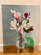 Magnolia Stilleven Schilderij, Antiek en Kunst, Ophalen of Verzenden