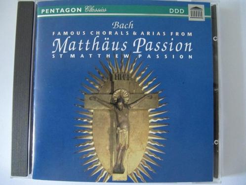 JS Bach - koralen + aria's Mattheus Passion - Marinov, Cd's en Dvd's, Cd's | Klassiek, Zo goed als nieuw, Vocaal, Barok, Ophalen of Verzenden