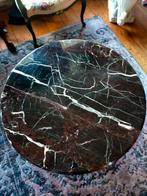 Victoriaanse Salon Tafel met Marmeren Blad, Ophalen