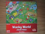 Nr.127: Wacky World jigsaw puzzel van Goliath Golf Course Go, Ophalen of Verzenden, 500 t/m 1500 stukjes, Zo goed als nieuw, Legpuzzel
