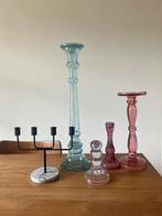 Kandelaren, Antiek en Kunst, Antiek | Kandelaars, Ophalen of Verzenden, Glas