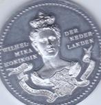 WILHELMINA KONINGIN DER NEDERLANDEN 1880 - 1898, Postzegels en Munten, Penningen en Medailles, Ophalen of Verzenden