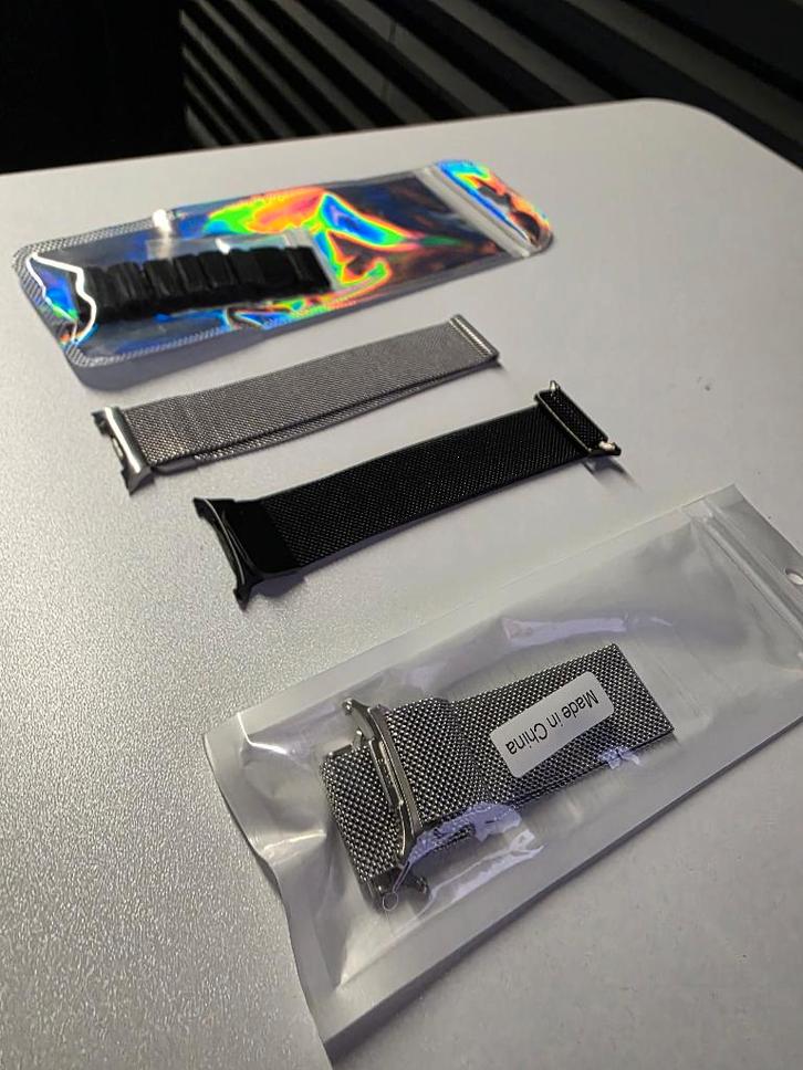 Milanese en overige bandjes samsung galaxy watch ultra nieuw, Sieraden, Tassen en Uiterlijk, Smartwatches, Nieuw, Android, Zwart