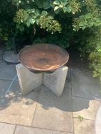 Gietijzeren Vuurschaal op Granieten Voet, Tuin en Terras, Vuurschalen, Ophalen, Gebruikt