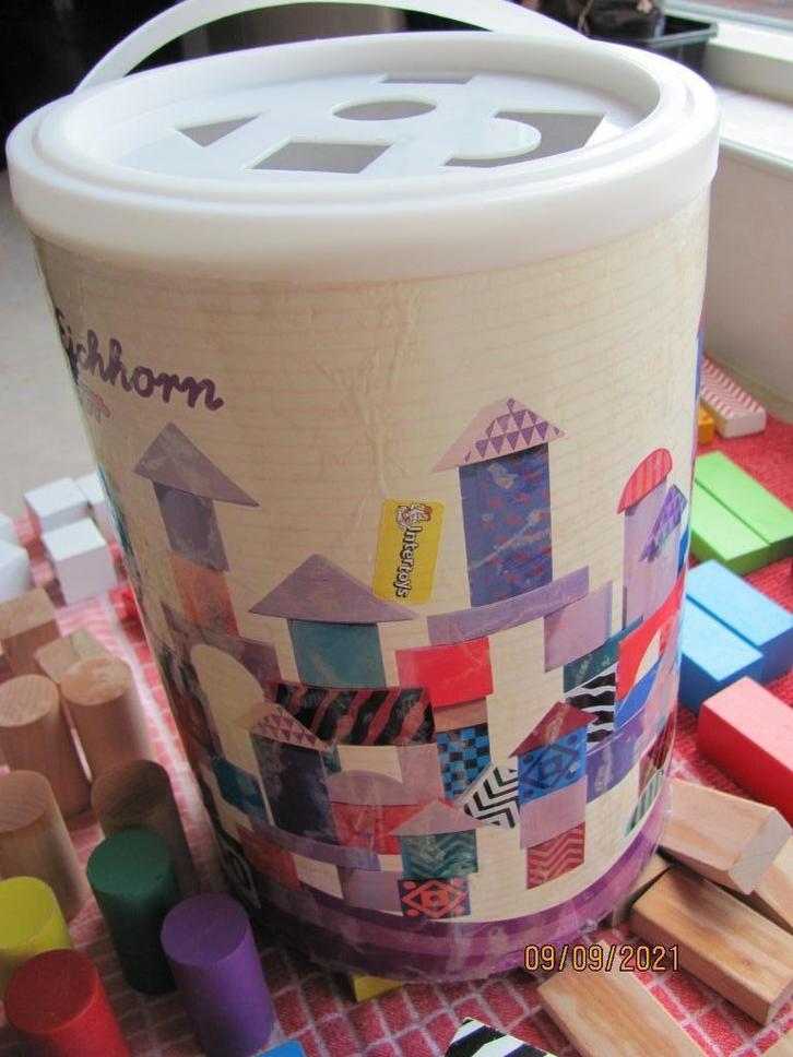 NIEUW Eichhorn color houten BLOKKEN duurzaam speelgoed 101, Kinderen en Baby's, Speelgoed | Houten speelgoed, Nieuw, Overige typen