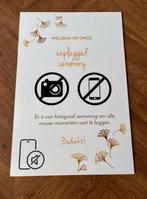 Bruiloft spullen en decoratie strikken, linten, bloemen, Ophalen of Verzenden, Zo goed als nieuw, Versiering, Geboorte of Huwelijk