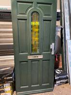 Voordeur hout met glas in lood., Ophalen, 200 tot 215 cm, Hout, Buitendeur