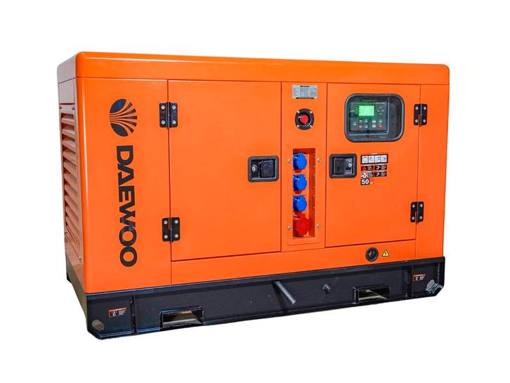 DAEWOO DAGFS-15 DIESEL GENERATOR – 15 kVA |, Doe-het-zelf en Verbouw, Aggregaten, Zo goed als nieuw, Overige typen, Ophalen of Verzenden
