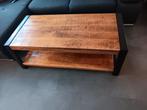 Salon tafel Industrieel Vintage 126cm x 60cm, Ophalen, 100 tot 150 cm, Industrieel vintage, Minder dan 50 cm