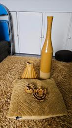 Leuke okergele accesoires van Pronto, Ophalen, Zo goed als nieuw, 25 flessen of meer, Minder dan 50 cm