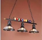 Nieuw in doos biljardlamp, Huis en Inrichting, Lampen | Hanglampen, Nieuw, Ophalen of Verzenden, Glas, Minder dan 50 cm