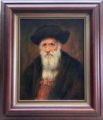 Schilderij J. van Pelt "oude man" uit 1988, Antiek en Kunst, Kunst | Schilderijen | Klassiek, Ophalen of Verzenden