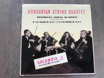 lp-strijkkwartet Beethoven-Hungarian String Quartet beschikbaar voor biedingen