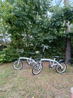 2 witte vouwfietsen, Ophalen, Gebruikt, 20 inch of meer