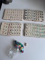 Mahjong spel been bamboe majong, Een of twee spelers, Ophalen of Verzenden, Gebruikt