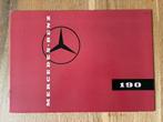 Mercedes-Benz 190 brochure, Boeken, Auto's | Folders en Tijdschriften, Verzenden, Zo goed als nieuw, Mercedes