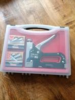 Nietpistoolset, Powerfix inclusief nietjes en krammen., Hobby en Vrije tijd, Ophalen of Verzenden, Zo goed als nieuw, Materiaal